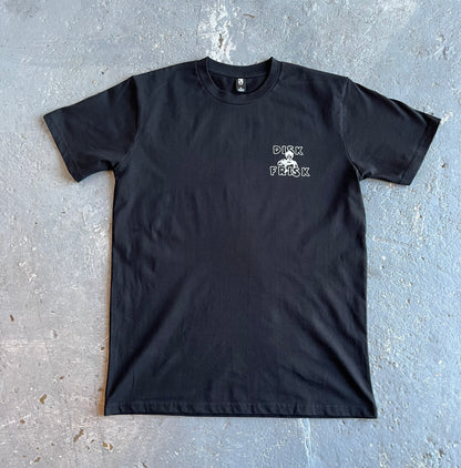 Disk Frisk Logo T Shirt Black