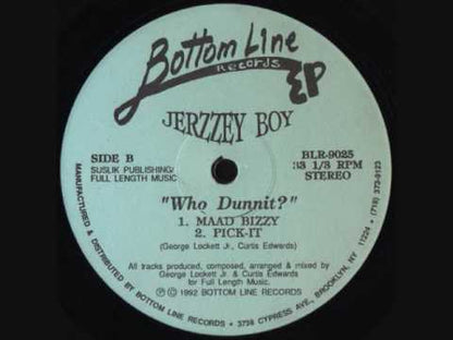 Jerzzey Boy – Who Dunnit?