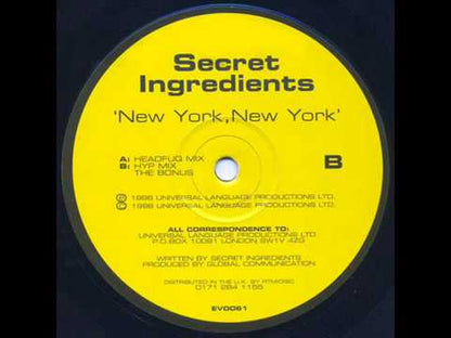 Secret Ingredients – New York, New York